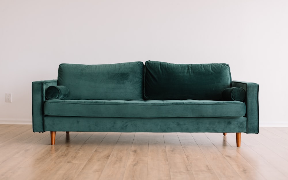 Product configurator on desktop, styled living-room product shot